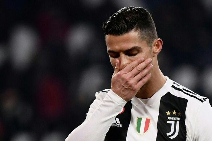 Off-form: Cristiano Ronaldo missed a penalty for Juventus a day before he is due to appear in a Madrid court for tax fraud.