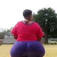 Lerato Pitso, 50, says she faces a daily barrage of abuse because of her oversized behind and wherever she goes, she becomes a laughing stock