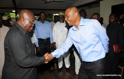 Nana Addo with Abubakr Saddique Boniface
