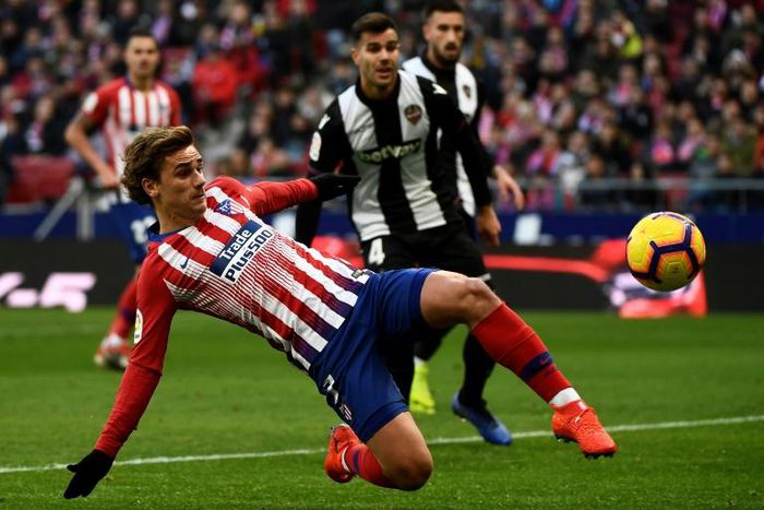 Antoine Griezmann on the mark again for Atletico