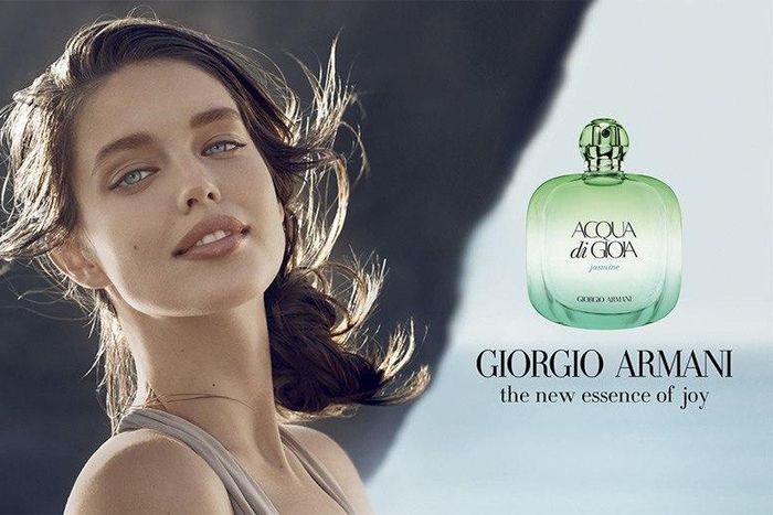 Emily DiDonato for Armani's Acqua Di Giola fragrance campaign