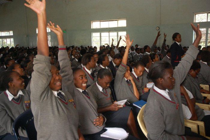 St Georges Girls Secondary school students