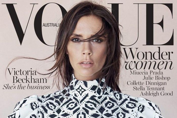 Victoria Beckham covers Vogue Australia August 2015 issue