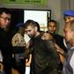 Frenchman Felix Dorfin, who escaped from custody while facing trial on drug charges in Lombok, is escorted by Indonesian police following his recapture