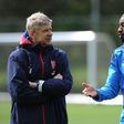 Arsene Wenger and Abou Diaby (Picture: Getty Images)