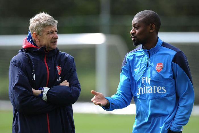 Arsene Wenger and Abou Diaby (Picture: Getty Images)