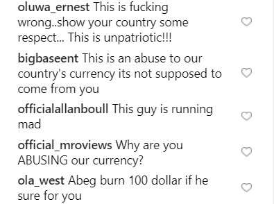 Instagram comments