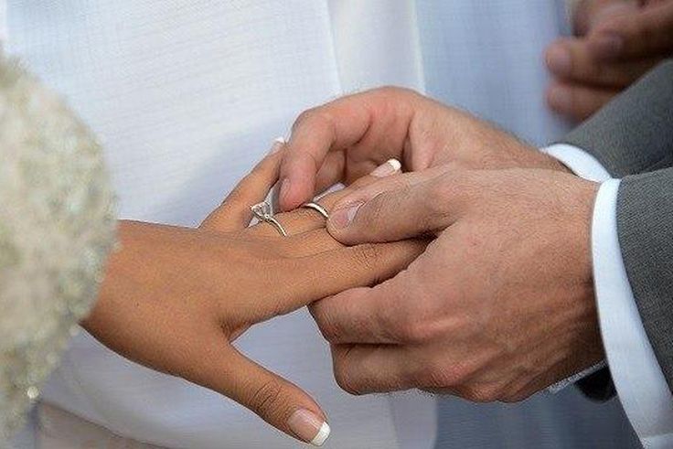 Couple getting married