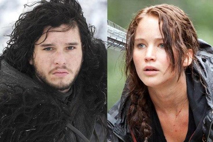If Katniss were to fight with Jon Snow.