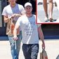 Liam Hemsworth goes barefoot in Malibu