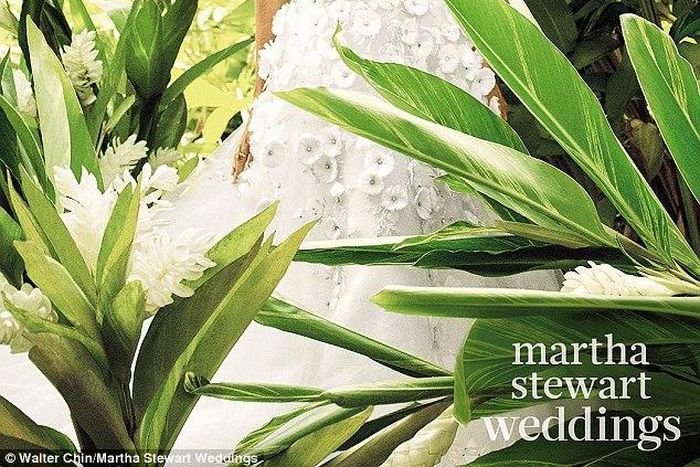 With her own nuptials approaching, Sophia Vergara looked naturally beautiful in a strapless gown by Marchesa as she stood in a lush garden during a shoot for Martha Stewart Weddings' magazine