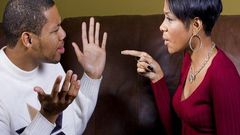 Couple fighting