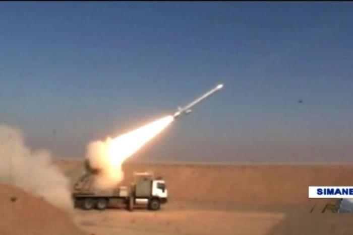Images release by Iranian state television reportedly show the testing of a new cruise missile with a range of more than 1,350 kilometres (840 miles)
