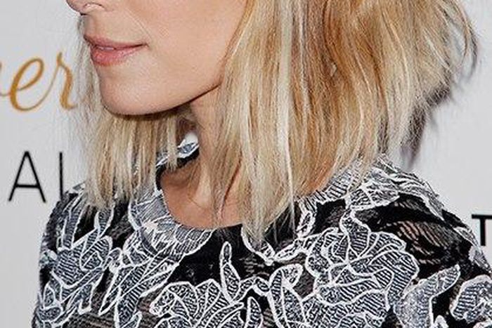 Kate Mara's half bun do