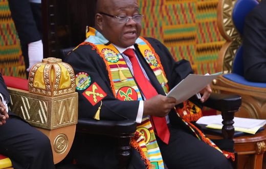 Prof. Aaron Mike Oquaye, Speaker of Parliament