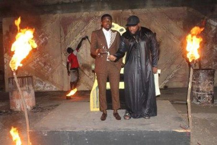 Gafacci on set with J-Town