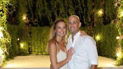 Bar Refaeli gave fans a glimpse of her big day by sharing an official photo of her posing with new husband right after tying the knot