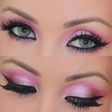 Pink makeup