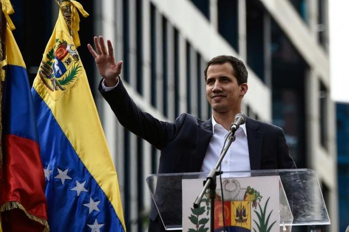 Venezuela's National Assembly head Juan Guaido declared himself the country's 'acting president'