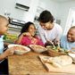 Family eating