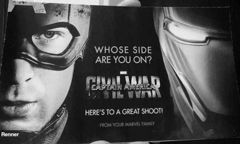 Captain America : Civil War.