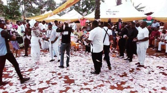Newly wedded couple brutalises friend for allegedly stealing money sprayed on them during wedding