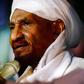 Sudanese opposition leader Sadiq al-Mahdi speaks in Omdurman on December 19, 2018