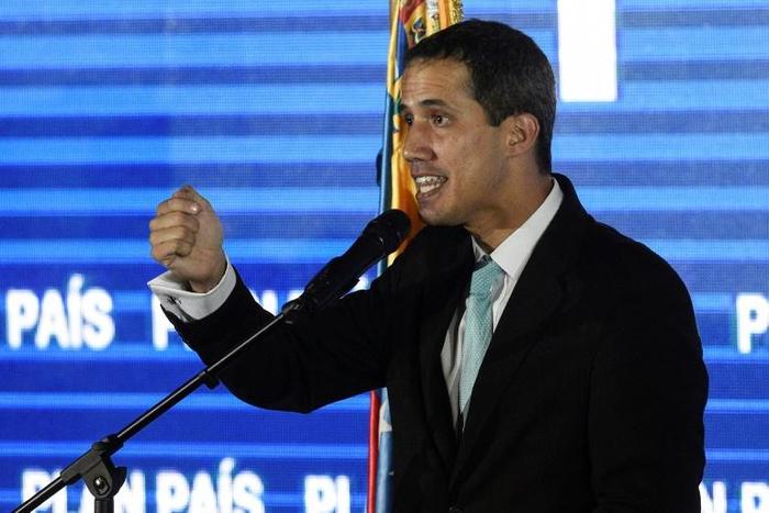 Venezuelan opposition leader Juan Guaido declared himself interim president after Nicolas Maduro was inaugurated to a new term following elections widely seen as unfair