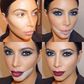 Kim Kardashian's new face chart by make up artist Mario Dedivanovic
