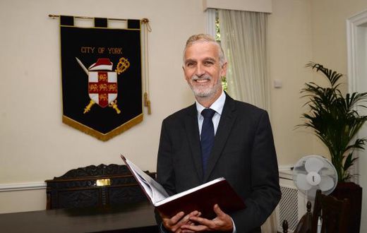 Robert Livesey, who is retiring after 25 years in York