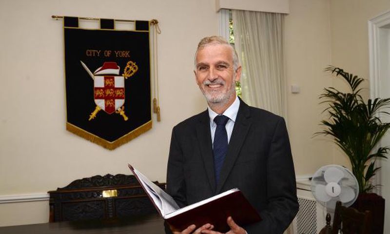 Robert Livesey, who is retiring after 25 years in York