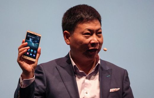 Huawei CEO, Richard Yu at the launch of the Mate S