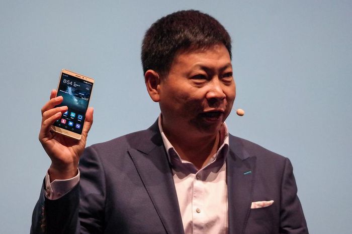 Huawei CEO, Richard Yu at the launch of the Mate S