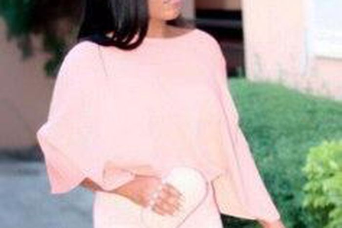 Rita Dominic heading out for the Premiere of the movie Dry