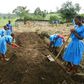 Ugandan school pupils in a farm (illustratrive purposes only)