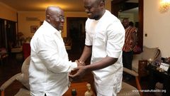 Cwesi Oteng and Nana Addo in the lead up to the 2016 elections