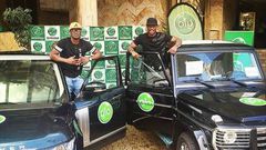 Glo gives Psquare a G Wagon & Range Rover