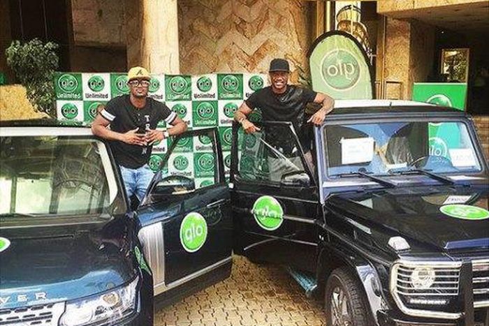 Glo gives Psquare a G Wagon & Range Rover