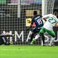Inter Milan goalkeeper Samir Handanovic rescued a point, denying Sassuolo's Ghanaian forward Kevin-Prince Boateng
