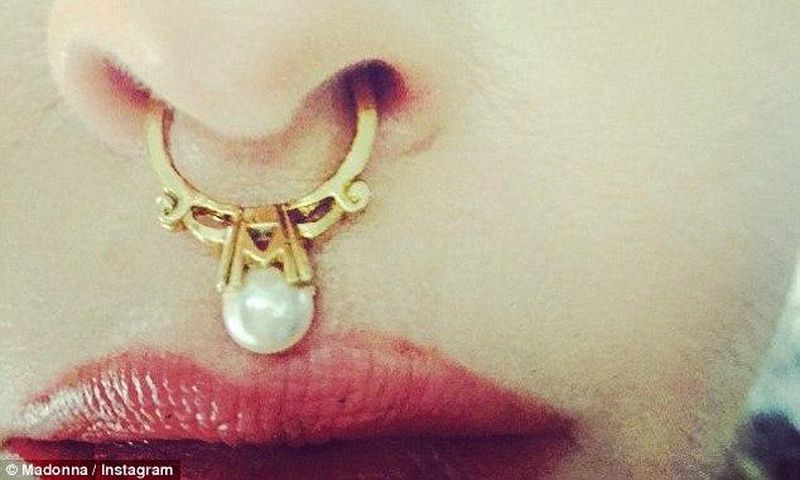 Madonna debuts new septum piercing via Instagram