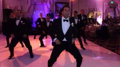 Excited groom