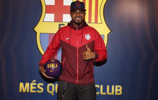 Kevin-Prince Boateng has joined Barcelona on loan