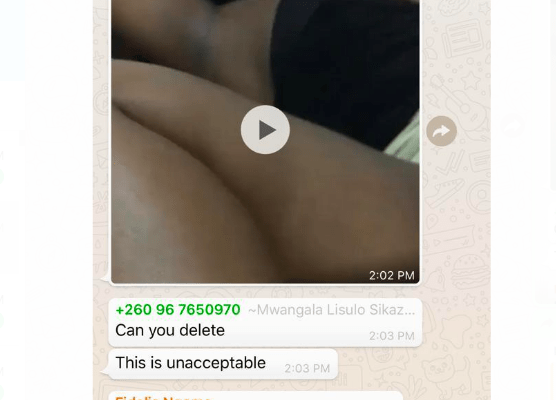 Minister to face police for sharing this porn video on WhatsApp
