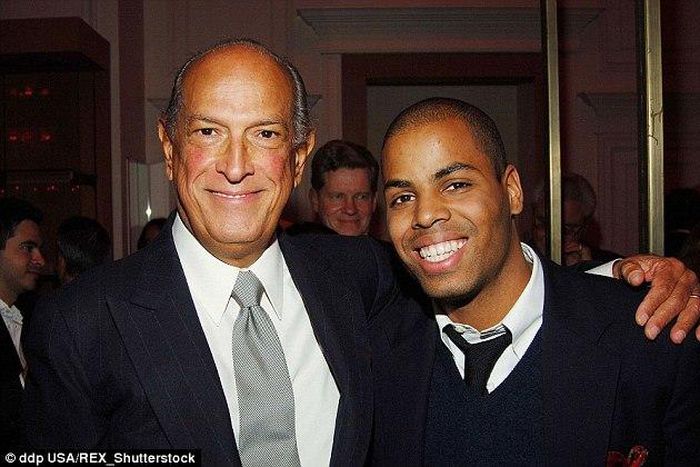 Oscar de la Renta and son, Moises