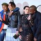 Kim Kardashian, Kanye West, Pharrell Williams and wife, Helen Lasichanh at 2015 CFDA Fashion Awards