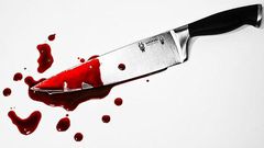 Bloody knife
