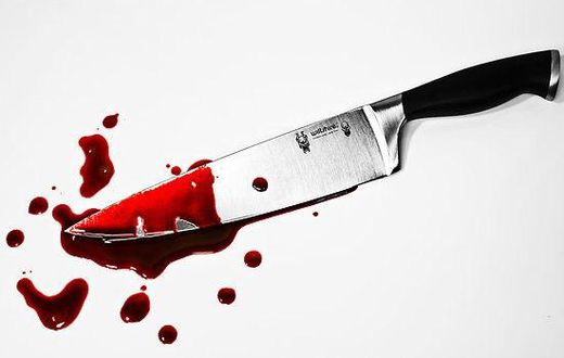 Bloody knife