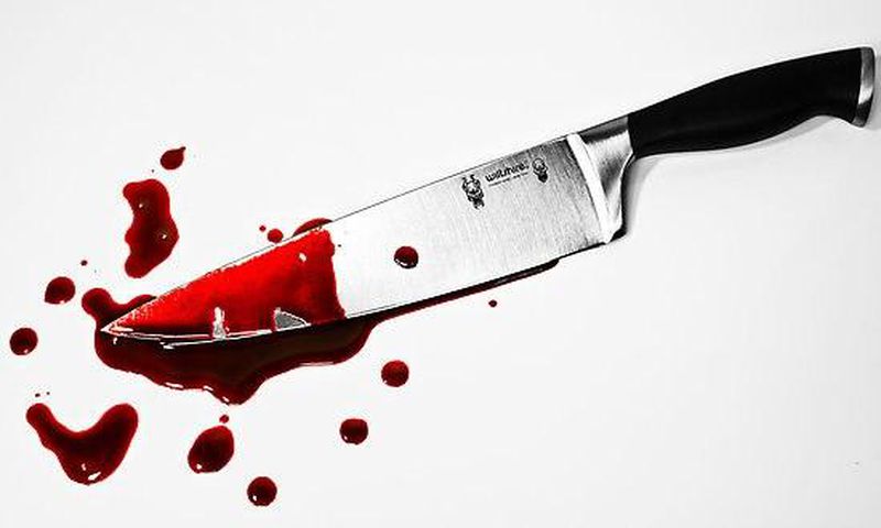 Bloody knife