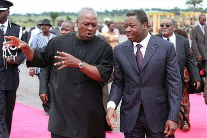 President John Mahama and Faure Gnassingbe of Togo