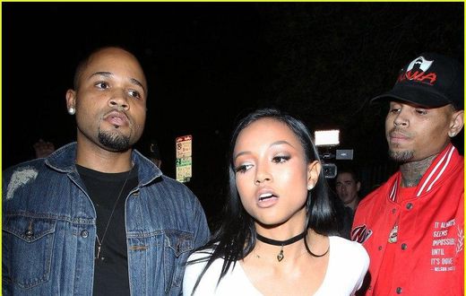 Chris Brown and Karrueche Tran reunite at Hollywood nightclub